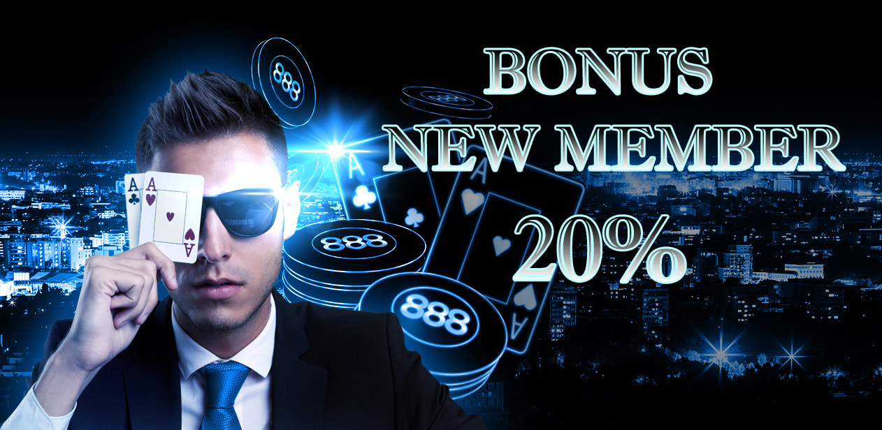 Poker online bonus new member 20%